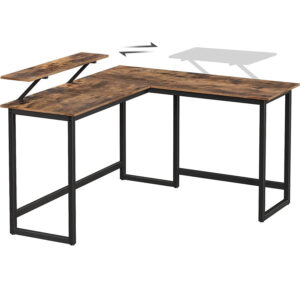 stūra datorgalds / rakstāmgalds lwd56x 140/130 x 50 x 76 cm (g x p x a) brūns