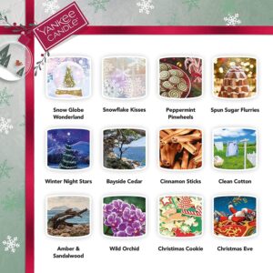 yankee candle 12 gab. aromātisko sveču adventes kalendārs