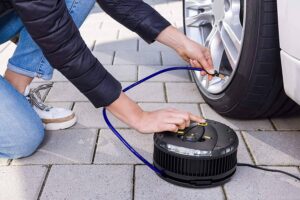 gaisa kompresors michelin 92412 ar gaisa spiediena mērītāju
