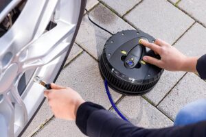 gaisa kompresors michelin 92412 ar gaisa spiediena mērītāju