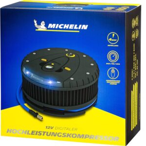 gaisa kompresors michelin 92412 ar gaisa spiediena mērītāju