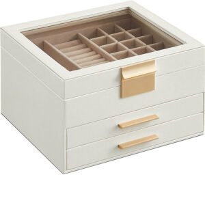 rotaslietu kastīte / lādīte ‎jbc239wt balta
