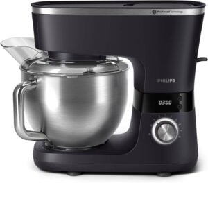 virtuves kombains philips hr7962/01 5.5 l 1000 w 8 ātrumi, proknead tehnoloģija led ekrāns