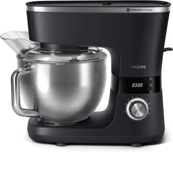 virtuves kombains philips hr7962/01 5.5 l 1000 w 8 ātrumi, proknead tehnoloģija led ekrāns