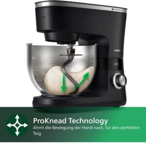 virtuves kombains philips hr7962/01 5.5 l 1000 w 8 ātrumi, proknead tehnoloģija led ekrāns