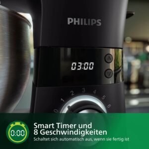 virtuves kombains philips hr7962/01 5.5 l 1000 w 8 ātrumi, proknead tehnoloģija led ekrāns