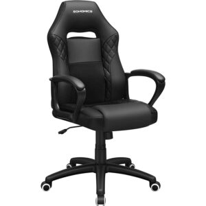 songmics racing sports ofisa krēsls obg38bk