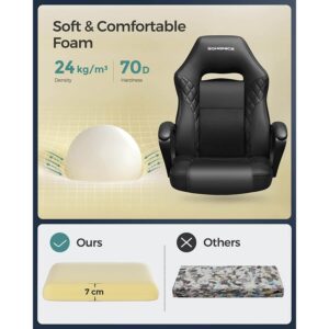 songmics racing sports ofisa krēsls obg38bk