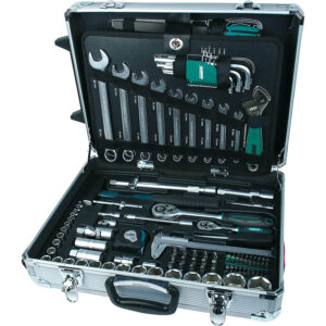 instrumentu komplekts brüder mannesmann ‎m29077 159 gab. alumīnija koferī