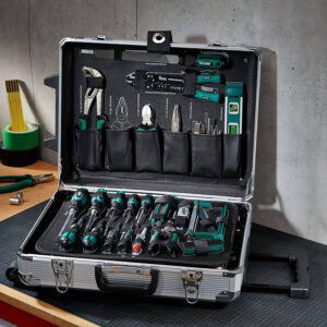 instrumentu komplekts brüder mannesmann ‎m29077 159 gab. alumīnija koferī