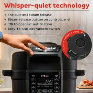 multivārāmais katls instant pot duo crisp ar ultimate vāku + hot air fryer 13 in 1 6.2 l 1500w 140 0059 01 eu