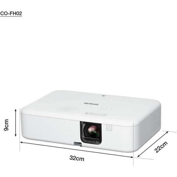 projektors epson co fh02 full hd, 3lcd, smart android tv, 3000 lumens