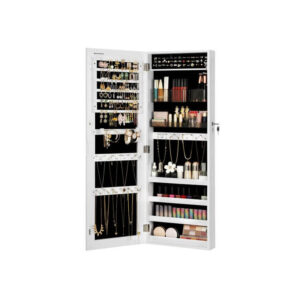 rotaslietu skapis ar spoguli jjc001w01 balts