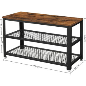 apavu sols ar plauktiem vasagle ‎777lbs73x 30 x 73 x 45 cm