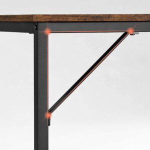 datorgalds / rakstāmgalds lwd039b01 120 x 60 x 75 cm (g x p x a) brūns