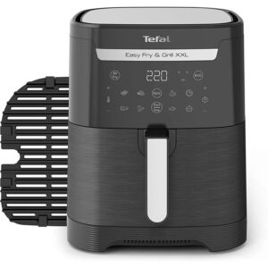 karstā gaisa friteris, grils tefal ey8018 easy fry & grill xxl 2 in 1 air fryer 6.5 l 1680 w