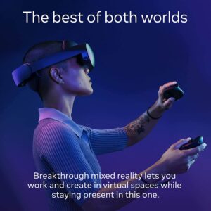 meta quest pro vr headset 256 gb virtuālās realitātes ierīce