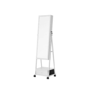 rotaslietu skapis ar spoguli jjc004w02 balts