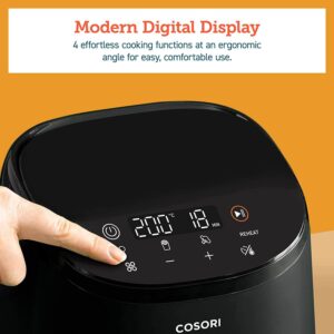 karstā gaisa friteris cosori mini 2 l air fryer 900w caf li211