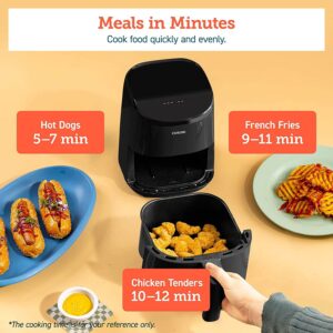 karstā gaisa friteris cosori mini 2 l air fryer 900w caf li211
