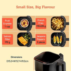 karstā gaisa friteris cosori mini 2 l air fryer 900w caf li211