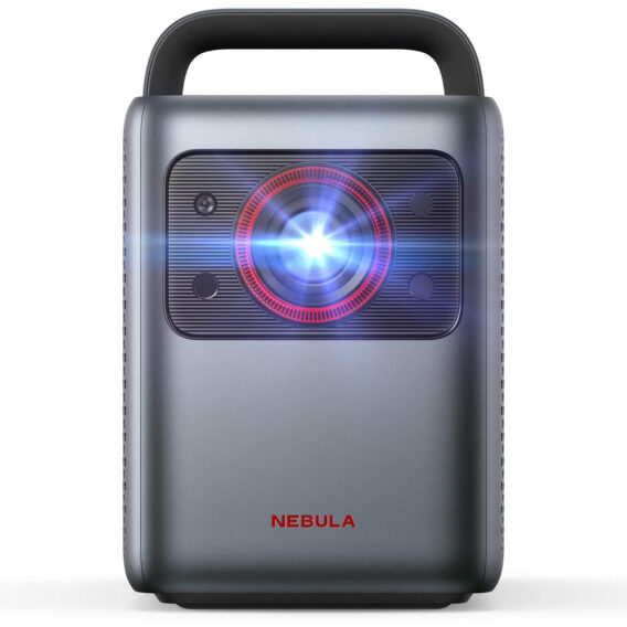 anker nebula cosmos laser 4k d2350 projektors, android tv 10.0, 30w skaļruņi, mājas kinoteātris