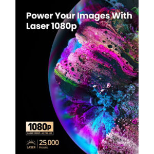 anker nebula cosmos laser smart d23413f1 projektors dolby audio, android tv 10.0, fhd 1080p