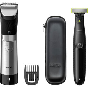 bārdas trimmeris philips series 9000 prestige ar oneblade (bt9810/90)