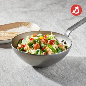 de buyer 5618.32 mineral b element wok tērauda panna 32 cm