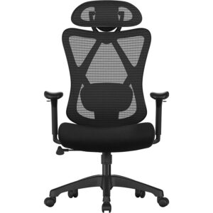 ergonomisks biroja krēsls songmics obn063b01 melns