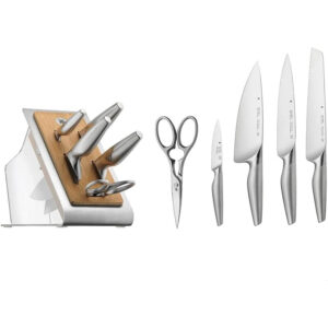nažu komplekts wmf chef's edition 5 gab. + statīvs. ražots vācijā 1882329992