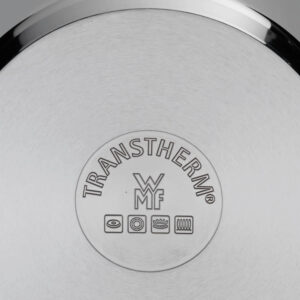wmf nerūsējoša tērauda wok panna ar stikla vāku 36 cm