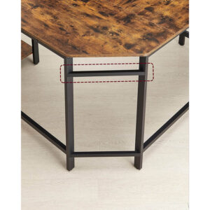 datorgalds / rakstāmgalds l formas vasagle ‎lwd72x 138 x 138 x 75cm (g x p x a)
