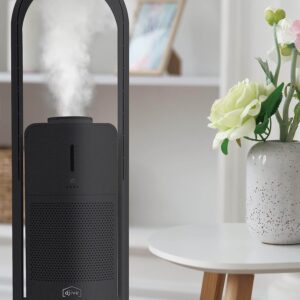 gaisa attīrītājs, mitrinātājs un bezrotora ventilators djive arc ‎dj50019 hepa 14 filtrs 25m2 pelēks