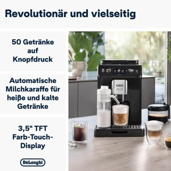 kafijas automāts delonghi eletta explore cold brew ecam452.67.g