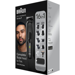 Ķermeņa, intīmās zonas matu trimmeris/skuveklis braun body groomer all in one set series 7 mgk7470