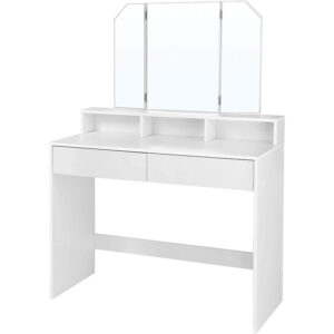 kosmētikas galds vasagle rdt115w01 100 x 40 x 142 cm (g x p x a)