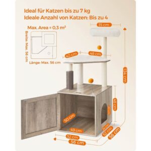 moderna koka kaķu māja feandrea pct115g01