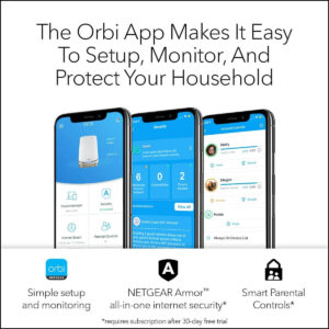 netgear orbi rbse960 wifi 6e satellite quad band mesh wi fi extender