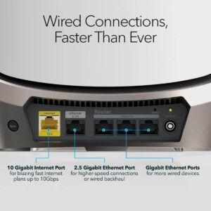 netgear orbi rbse960 wifi 6e satellite quad band mesh wi fi extender