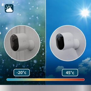 novērošanas kamera arlo pro 5 wifi 2k uhd vmc4060p 100eus balta