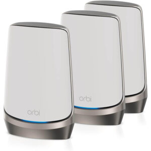 rūteris un satelīts (2gab.) netgear orbi rbke963 wifi 6e satellite quad band mesh wi fi