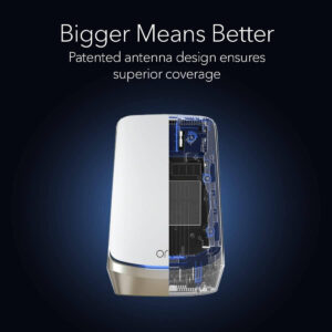 rūteris un satelīts netgear orbi rbke962 wifi 6e satellite quad band mesh wi fi