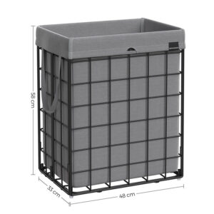veļas grozs 90 l vasagle lcb190g01