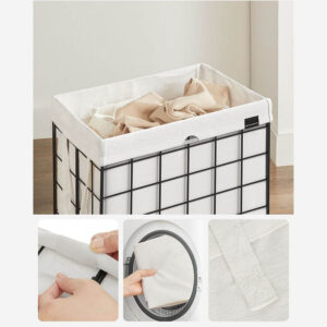 veļas grozs 90 l vasagle lcb190w01
