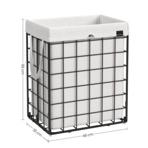 veļas grozs 90 l vasagle lcb190w01