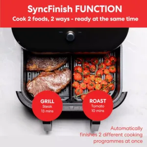 karstā gaisa friteris instant vortex plus versazone air fryer 8.5 l 1700w