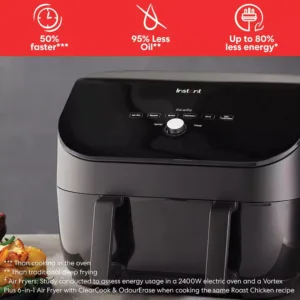 karstā gaisa friteris instant vortex plus versazone air fryer 8.5 l 1700w