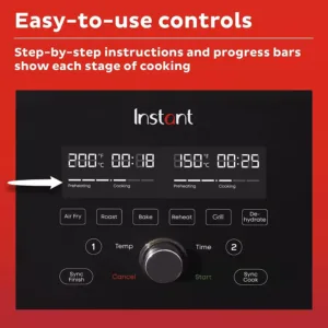 karstā gaisa friteris instant vortex plus versazone air fryer 8.5 l 1700w