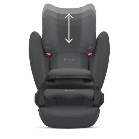 autokrēsliņš cybex silver pallas b2 fix ar isofix, 9 36 kg, pelēks steel grey